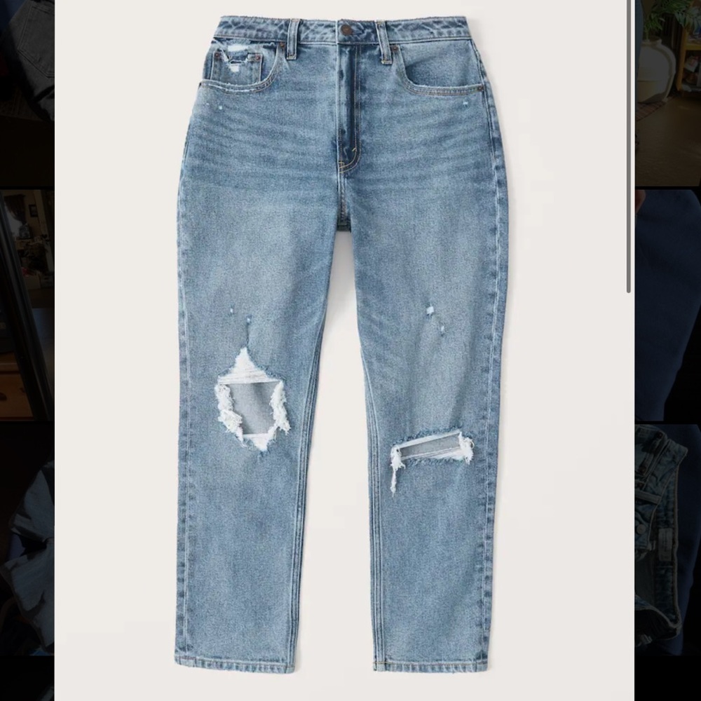 Abercrombie & Fitch High Rise Mom Jean